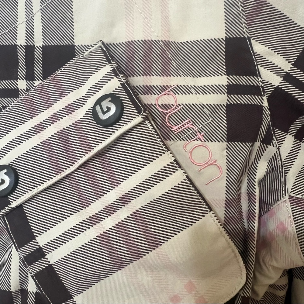Burton Plaid Women’s Snowboarding Jacket - Picture 2 of 13